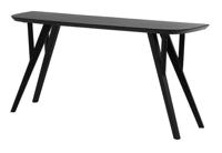 Light & Living Sidetable 'Quenza' Acaciahout, 160cm, kleur Mat Zwart - thumbnail