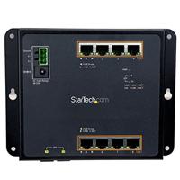StarTech.com Industrial 8 Port Gigabit PoE+ Switch met 2 SFP MSA Slots - 30W - Robuuste GbE L2 Managed Switch - Rugged High Power Gigabit Ethernet Netwerk Switch IP-30/-40C tot +75C - thumbnail
