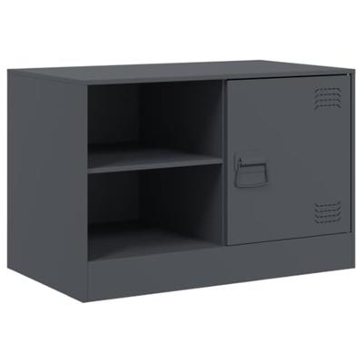 Tv-meubel 67x39x44 cm staal antracietkleurig