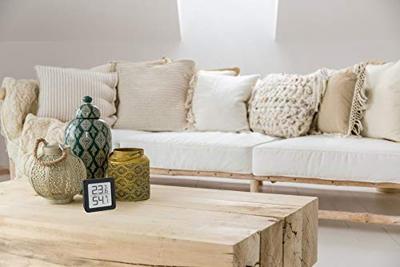 TFA Dostmann Thermo- en hygrometer Zwart