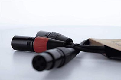 Cordial EY 0,3 FMM XLR Y-adapter [1x XLR-bus 3-polig - 2x XLR-stekker 3-polig] 0.30 m Zwart