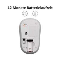 Rapoo M10 Plus Draadloze Muis Muis Wit - thumbnail