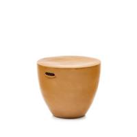 Kave Home Ronde Bijzettafel 'Mesquida' Cement, 46cm, kleur Mosterdgeel - thumbnail