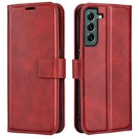 Lunso - Samsung Galaxy S23 Plus - cover bookcase hoes - Rood - thumbnail