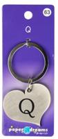 Hart sleutelhanger - Q - thumbnail