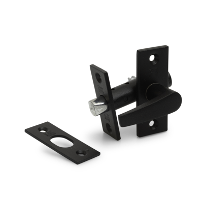 DX Insteekgrendel met sluitplaat lengte 70mm - zwart DX Insteekgrendel met sluitplaat lengte 70mm - zwart