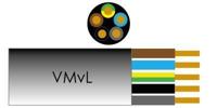 Kabel VMVL rond 5x1,5qmm wit - 1227587 - thumbnail
