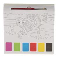 Wins Holland Waterverf kleurblok - jungledieren - thumbnail