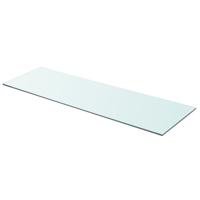 Wandschap transparant 90x30 cm glas - thumbnail