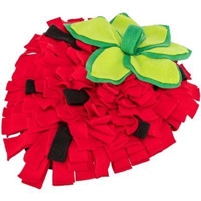 Trixie snuffelmat aardbei rood Trixie snuffelmat aardbei rood