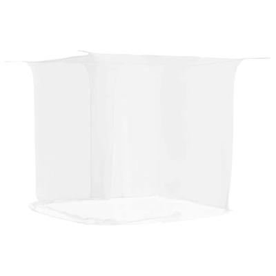 VidaXL Hangende klamboe 156 gaas 220x100x150 cm wit