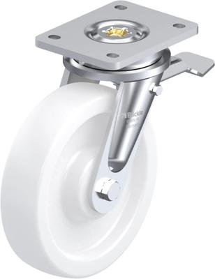 Blickle LO-SPO 200G-ST Zwenkwiel met rem Wieldiameter: 200 mm Draagvermogen (max.): 1250 kg 1 stuk(s)