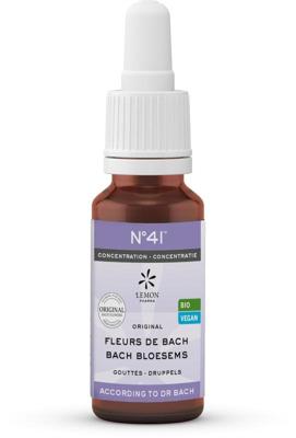 Bach bloesems mengeling 41 concentratie bio 20 Milliliter Bach bloesems mengeling 41 concentratie bio 20 Milliliter