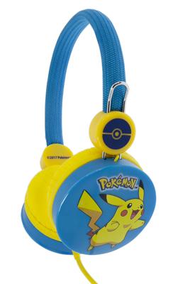 Pokémon koptelefoon Pikachu junior 95 cm blauw/geel Pokémon koptelefoon Pikachu junior 95 cm blauw/geel