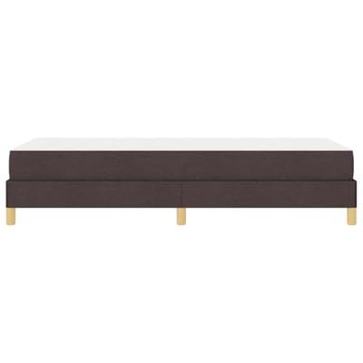 Boxspring bed Bruin 90 x 200 cm Stof en Engineered Hout