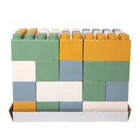 Cavallino toys bouwblokken xxl pastelkleuren, 45dlg. - thumbnail