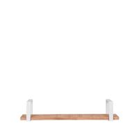 LABEL51 Wanddecoratie Slam Wandplank - Wit - Mangohout - L - thumbnail