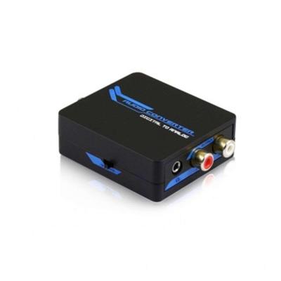 DCU TECNOLOGIC - Digitale in-converter Toshlink coaxiale analoge uitgang + hoofdtelefoon