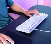 Gaming Keyboard Trust GXT 833W Wit Qwerty Spaans QWERTY - thumbnail
