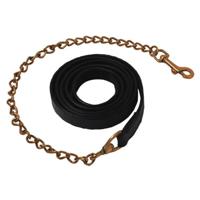 Voorbreng lijn leer zwart - thumbnail