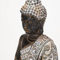 Boeddha van poly, B17 x D10 x H24 cm - thumbnail