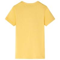 Kindershirt apenprint 92 lichtokerkleurig - thumbnail