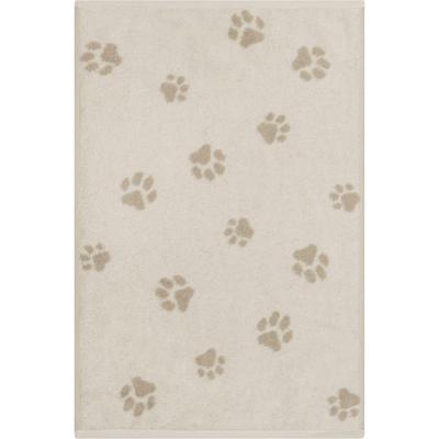 Cawö Cawo We love Dogs gemustert 6247 Gastendoekje 30x50 natur/beige