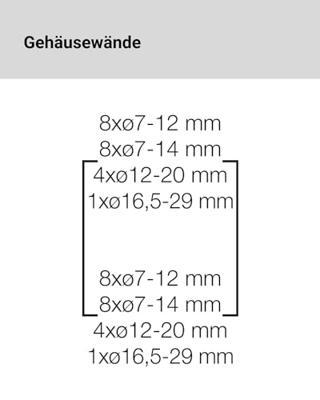 Hensel 6100229 KV 4548 Distributiekast Aantal groepen: 48 Aantal rijen: 4 Inhoud: 1 stuk(s)