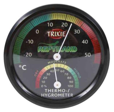 TRIXIE REPTILAND THERMOMETER / HYGROMETER ANALOOG 7,5X7,5 CM 3 ST