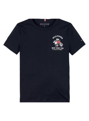 Flag Fun Tee Ss Dark Night Navy