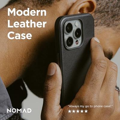 Nomad Modern Horween lederen hoesje iPhone 16 Pro Max - Black Nomad Modern Horween lederen hoesje iPhone 16 Pro Max - Black