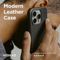 Nomad Modern Horween lederen hoesje iPhone 16 Pro Max - Black - thumbnail