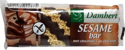 Damhert Sesambar chocolade glutenvrij 45 Gram
