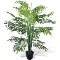Kunst Phoenix palmboom met pot 130 cm - thumbnail