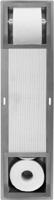 Looox Closed inbouw closetrolhouder - met reserverolhouder - 5 rollen - rvs geborsteld cl5 - thumbnail