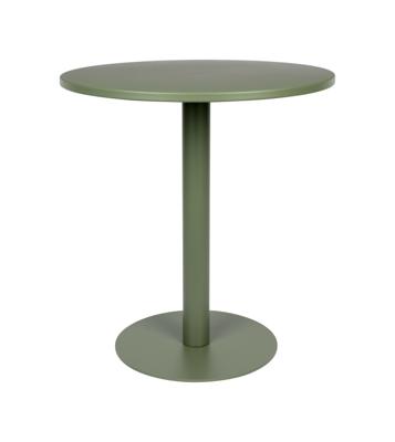 Zuiver Ronde Tuintafel 'Metsu' Staal, 70cm, kleur Groen