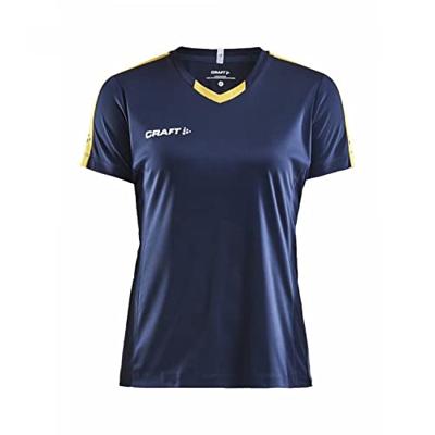 Craft 1905567 Progress Contrast Jersey W - Navy/Yellow - S Craft 1905567 Progress Contrast Jersey W - Navy/Yellow - S