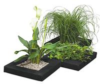 Drijvend planteneiland 25 x 25 cm vierkant Velda - thumbnail