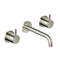 Hotbath Cobber inbouw Wastafelkraan Glanzend Nikkel CB005T-18 - thumbnail