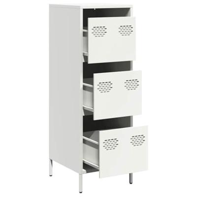 Hoge kast 39x35x103,5 cm staal zwart