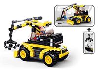 Sluban Wheeled Excavator bouwstenen set - thumbnail
