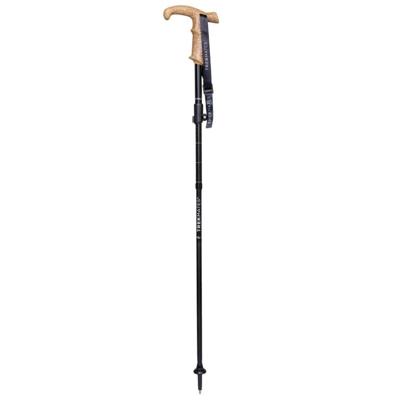 Trekmates Wanderer Fold Pole Wandelstokken Black One Size