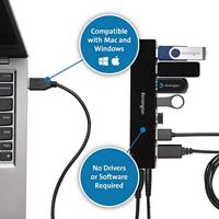 Kensington UH7000C USB 3.2 Gen 1 (3.1 Gen 1) Micro-B 5000 Mbit/s Zwart - thumbnail
