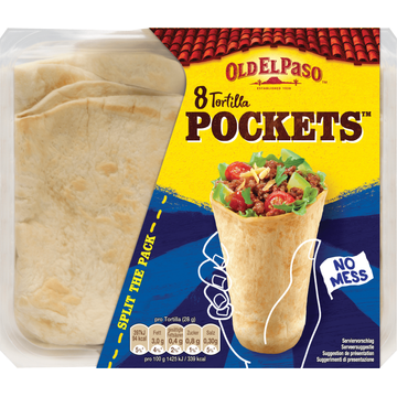 Old El Paso Tortilla Pocket Wrap 223g bij Jumbo Old El Paso Tortilla Pocket Wrap 223g bij Jumbo