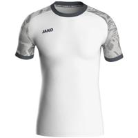 JAKO 4224K Shirt Iconic Km Kids - Wit/Zachtgrijs/Antra Light - 152 - thumbnail