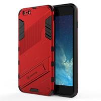 Punk Armor 2 in 1 PC + TPU Shockproof Case met onzichtbare houder voor iPhone 6 Plus & 6s Plus (Rood) - thumbnail