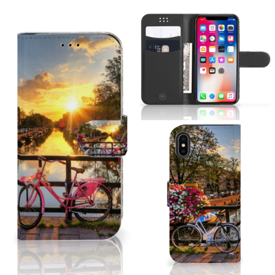 Apple iPhone X | Xs | Flip Cover | Amsterdamse Grachten