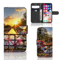Apple iPhone X | Xs | Flip Cover | Amsterdamse Grachten - thumbnail