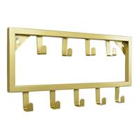 LOFT42 Bono Small Kapstok - Goud - Metaal - 9 haken - 50x26x4 - thumbnail