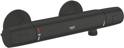 Douchekraan Thermostatisch GROHE Precision Trend New 150mm Mat Zwart